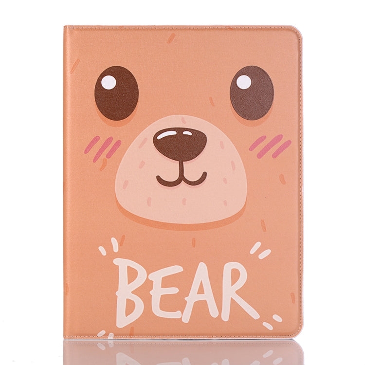 Bear Pattern Horizontal Flip Leather Case for iPad Air 11 2024 / iPad Pro 11 inch (2018),with Card Slots & Holder & Wallet & Photo Frame & Pen slot