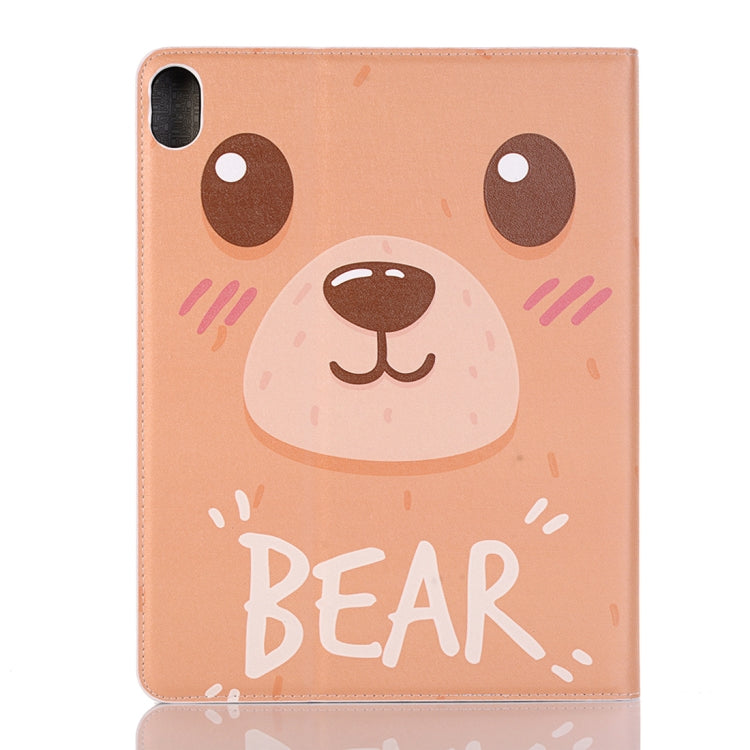 Bear Pattern Horizontal Flip Leather Case for iPad Air 11 2024 / iPad Pro 11 inch (2018),with Card Slots & Holder & Wallet & Photo Frame & Pen slot
