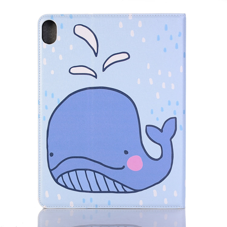 Dolphin Pattern Horizontal Flip Leather Case for iPad Air 11 2024 / iPad Pro 11 inch (2018),with Card Slots & Holder & Wallet & Photo Frame & Pen slot