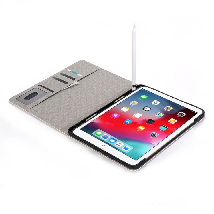 Dolphin Pattern Horizontal Flip Leather Case for iPad Air 11 2024 / iPad Pro 11 inch (2018),with Card Slots & Holder & Wallet & Photo Frame & Pen slot