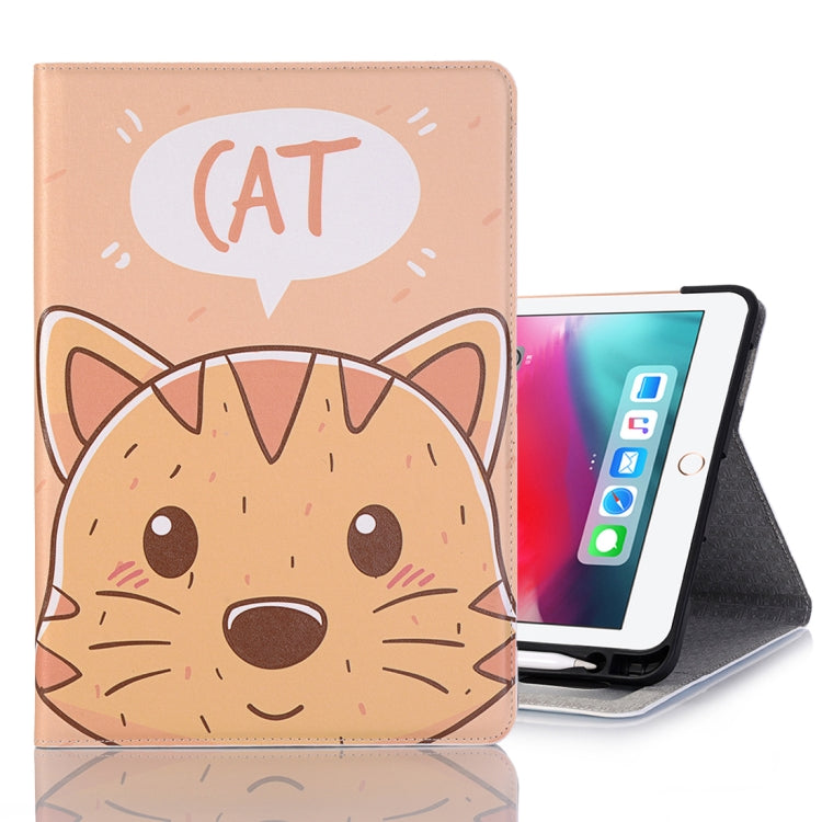 Cat Pattern Horizontal Flip Leather Case for iPad Air 11 2024 / iPad Pro 11 inch (2018),with Card Slots & Holder & Wallet & Photo Frame & Pen slot