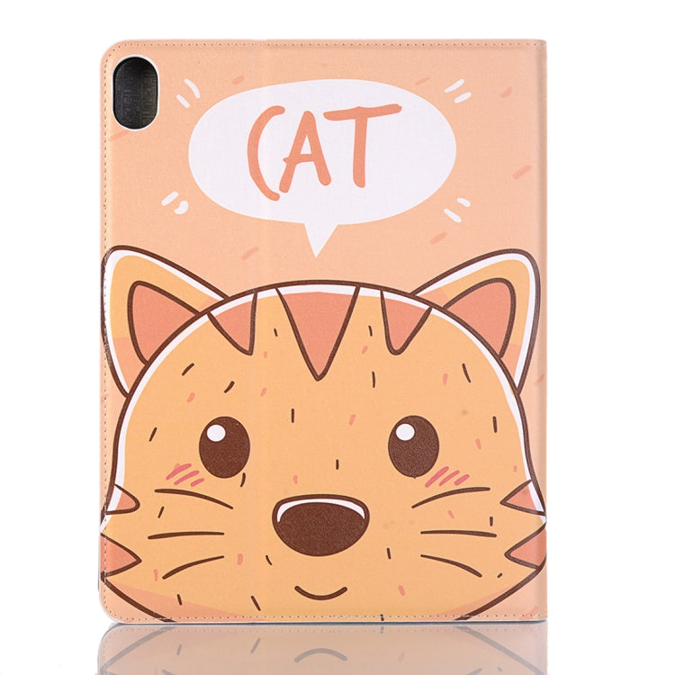 Cat Pattern Horizontal Flip Leather Case for iPad Air 11 2024 / iPad Pro 11 inch (2018),with Card Slots & Holder & Wallet & Photo Frame & Pen slot