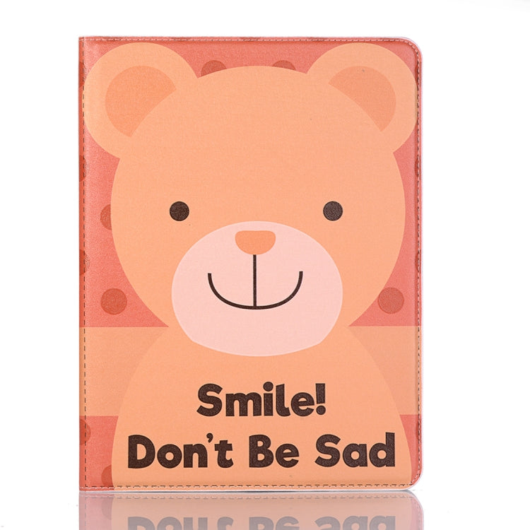 Smile Bear Pattern Horizontal Flip Leather Case for iPad Air 11 2024 / iPad Pro 11 inch (2018),with Card Slots & Holder & Wallet & Photo Frame & Pen slot