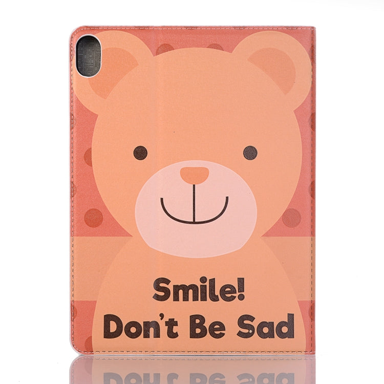 Smile Bear Pattern Horizontal Flip Leather Case for iPad Air 11 2024 / iPad Pro 11 inch (2018),with Card Slots & Holder & Wallet & Photo Frame & Pen slot