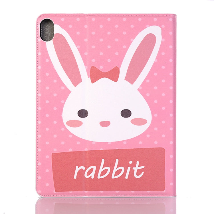 Rabbit Pattern Horizontal Flip Leather Case for iPad Air 11 2024 / iPad Pro 11 inch (2018),with Card Slots & Holder & Wallet & Photo Frame & Pen slot