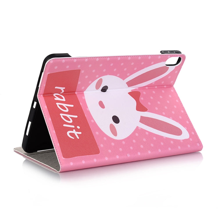 Rabbit Pattern Horizontal Flip Leather Case for iPad Air 11 2024 / iPad Pro 11 inch (2018),with Card Slots & Holder & Wallet & Photo Frame & Pen slot