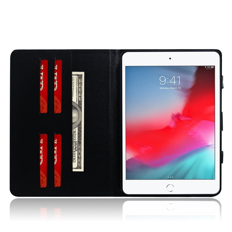 適用於iPad Pro 11 Inch  半臉貓圖案左右翻蓋皮套 帶支架&卡槽&錢包