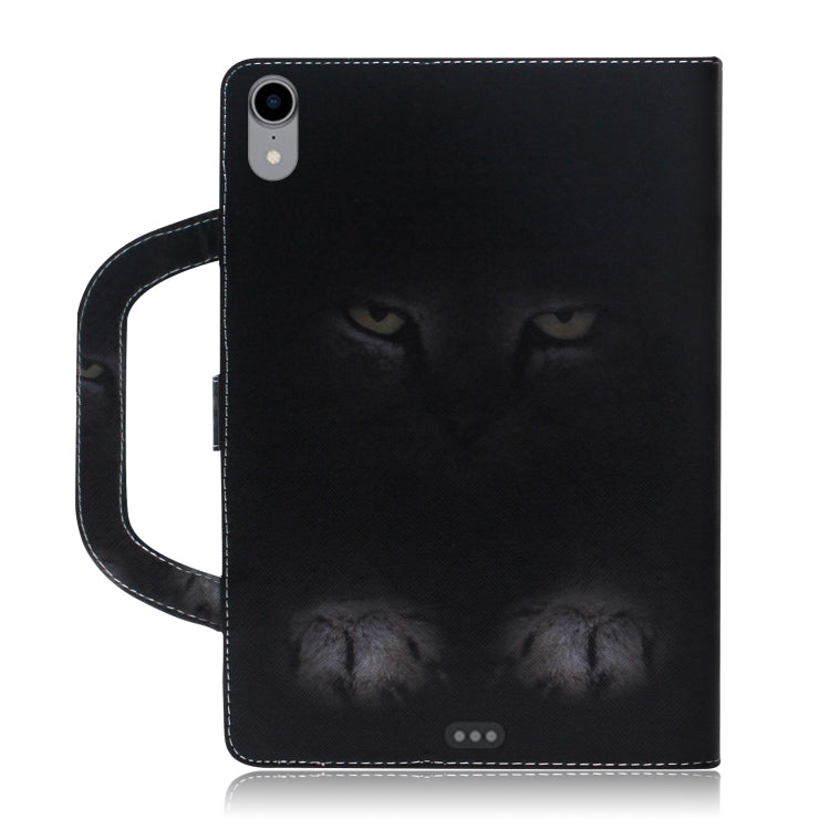 適用於iPad Pro 11 Inch  神秘貓圖案左右翻蓋皮套 帶支架&卡槽&錢包