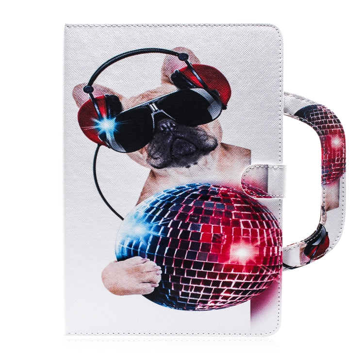 適用於iPad Pro 11 Inch  時尚狗圖案左右翻蓋皮套 帶支架&卡槽&錢包