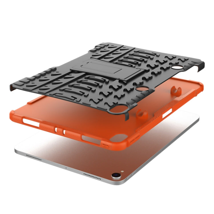 適用於iPad Pro 11 inch   炫彩輪胎紋TPU+PC防摔平板保護殼 帶支架&筆槽