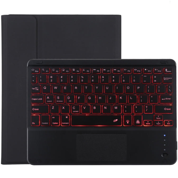 TG-102BCS 適用於iPad 10.2 / iPad Air  可分體藍牙鍵盤+超纖皮革平板鍵盤皮套 帶觸摸&背光&筆槽&支架 黑色鍵盤