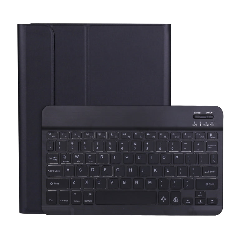 A11BS 2020 Ultra-thin ABS Detachable Bluetooth Keyboard Tablet Case for iPad Pro 11 2022 / 2021 / Air4 / Air5, with Backlight & Pen Slot & Holder