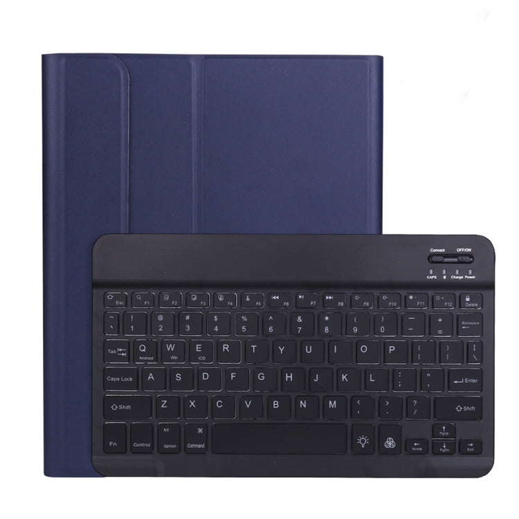 A11BS 2020 Ultra-thin ABS Detachable Bluetooth Keyboard Tablet Case for iPad Pro 11 2022 / 2021 / Air4 / Air5, with Backlight & Pen Slot & Holder