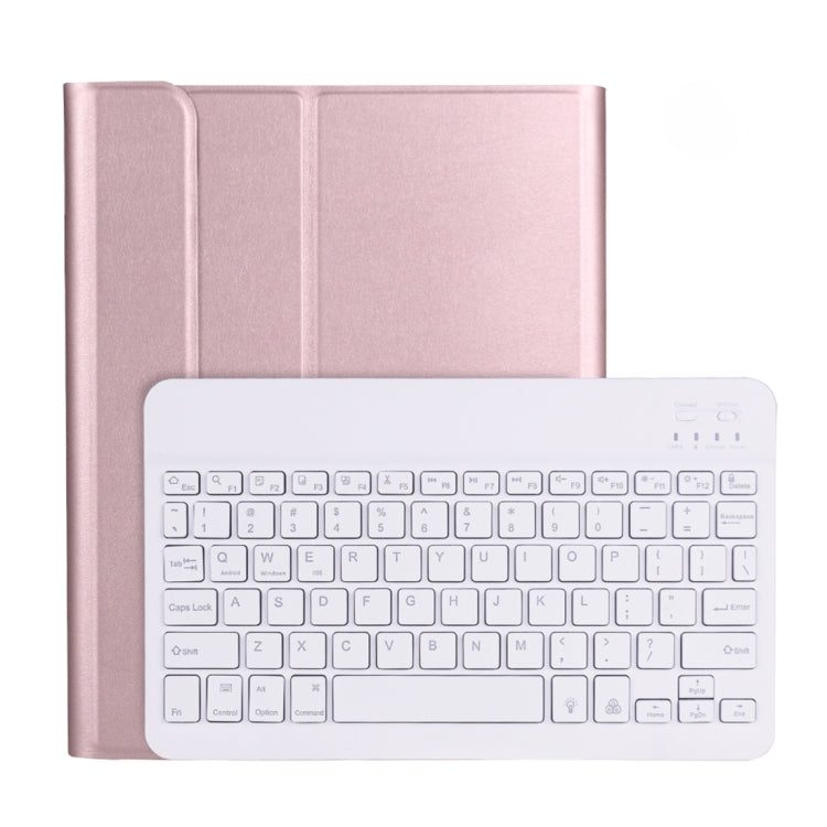 A11BS 2020 Ultra-thin ABS Detachable Bluetooth Keyboard Tablet Case for iPad Pro 11 2022 / 2021 / Air4 / Air5, with Backlight & Pen Slot & Holder
