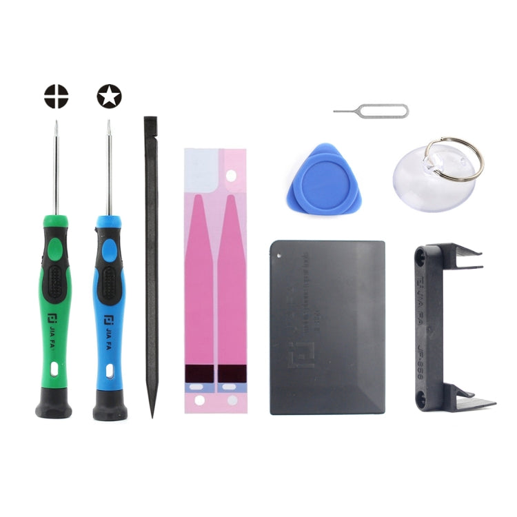 佳發JF-8157 9合1 適用於iPhone SE & 5s & 5c & 5 電池維修工具套裝