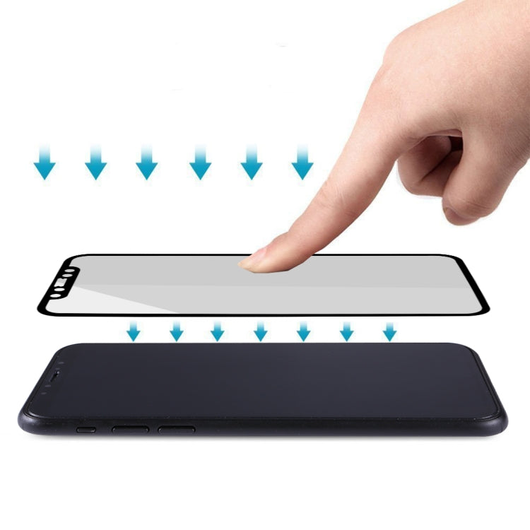 適用於iPhone X 0.26mm 9H表面硬度 3D碳纖維軟邊全屏鋼化玻璃保護膜