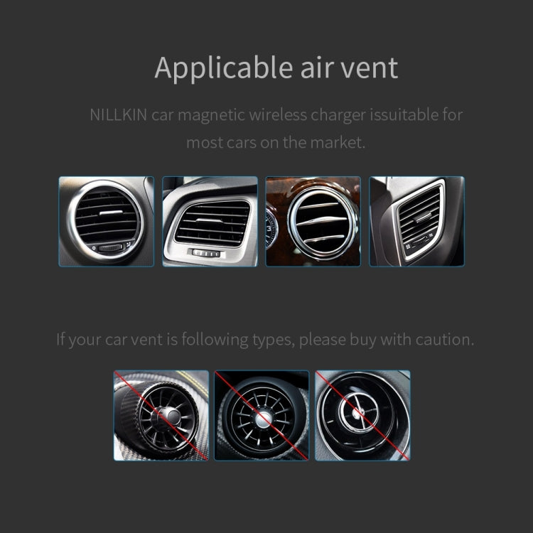 NILLKIN MC027 車載磁吸無線充電器 快充版-B款
