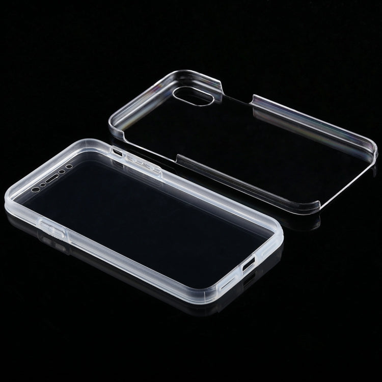 適用於iPhone X / XS    0.75毫米雙面超薄PC+TPU透明保護殼