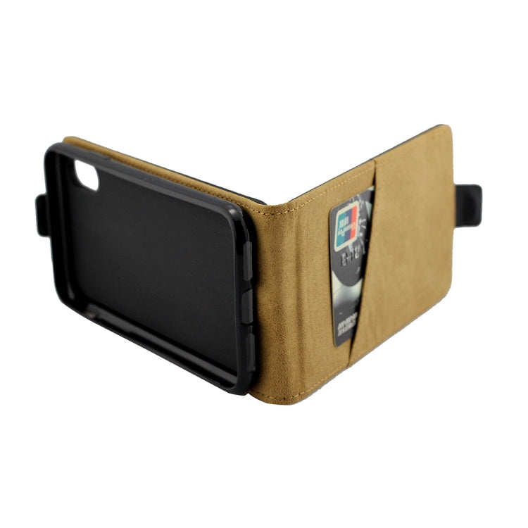 適用於iPhone X / XS 上下開TPU商務皮套 帶卡槽