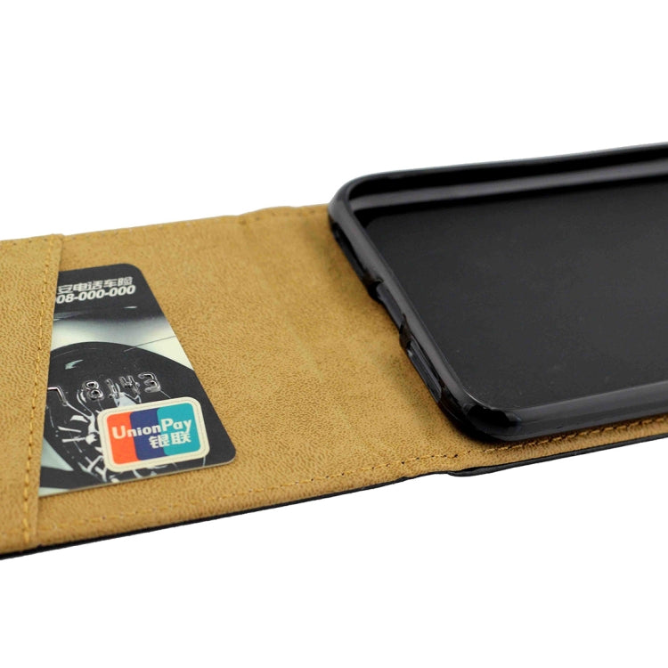 適用於iPhone X / XS 上下開TPU商務皮套 帶卡槽