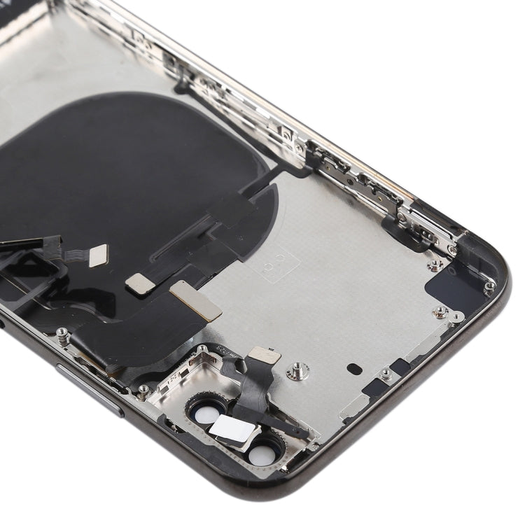 適用於iPhone X 替換后蓋總成 帶邊鍵&震動器&喇叭&開機音量排線&卡托&電池膠