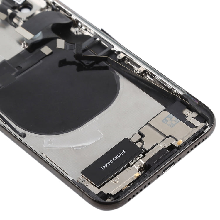 適用於iPhone X 替換后蓋總成 帶邊鍵&震動器&喇叭&開機音量排線&卡托&電池膠