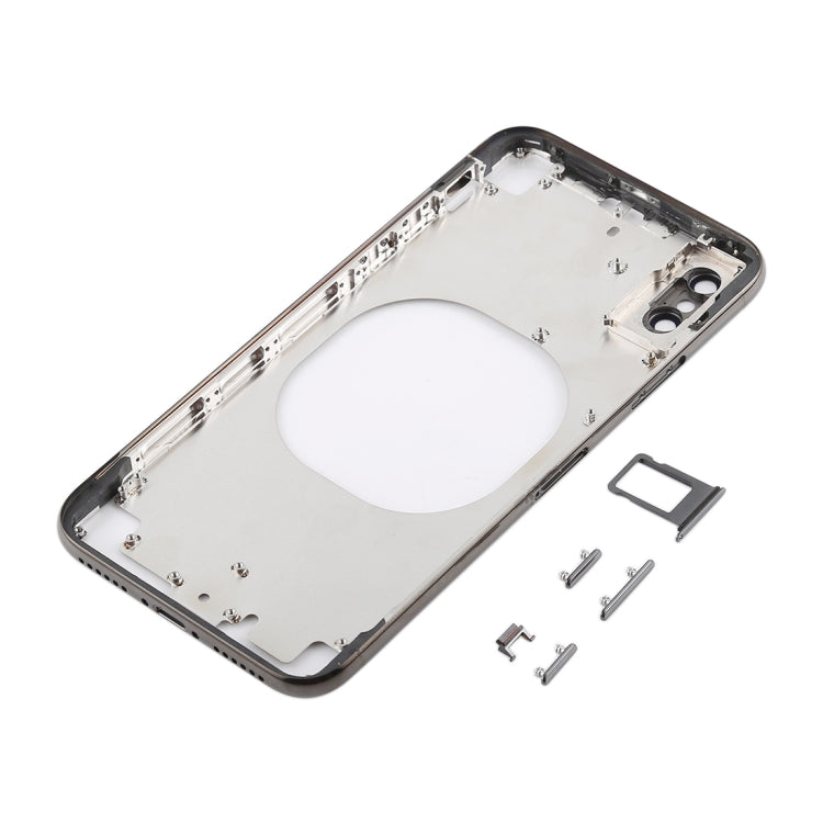 適用於iPhone X 透明后蓋帶相圈&邊鍵&卡托