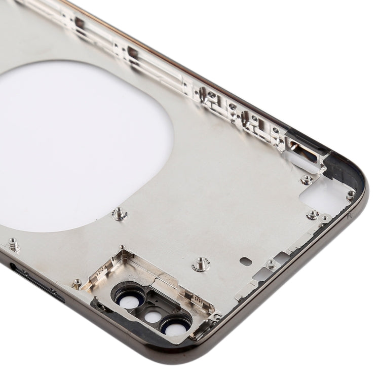 適用於iPhone X 透明后蓋帶相圈&邊鍵&卡托