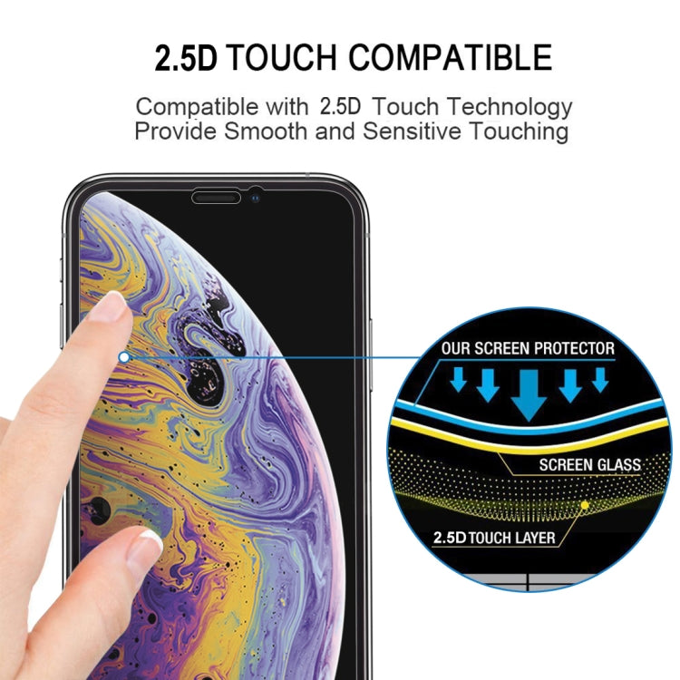 適用於iPhone X / XS 9H 10D全屏點膠鋼化膜