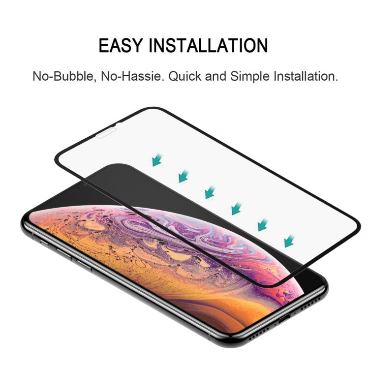 適用於iPhone X / XS 9H 10D全屏點膠鋼化膜