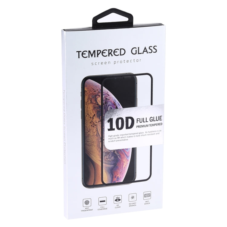 適用於iPhone XS Max 9H 弧邊絲印全屏鋼化膜