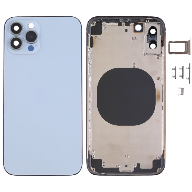 適用於iPhone X 仿iPhone 13 Pro 外觀 全套替換殼帶邊鍵&卡托