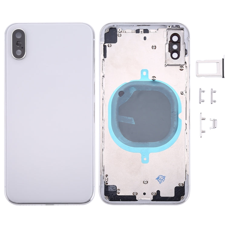 適用於iPhone X 替換后蓋帶卡托和邊鍵，外殼
