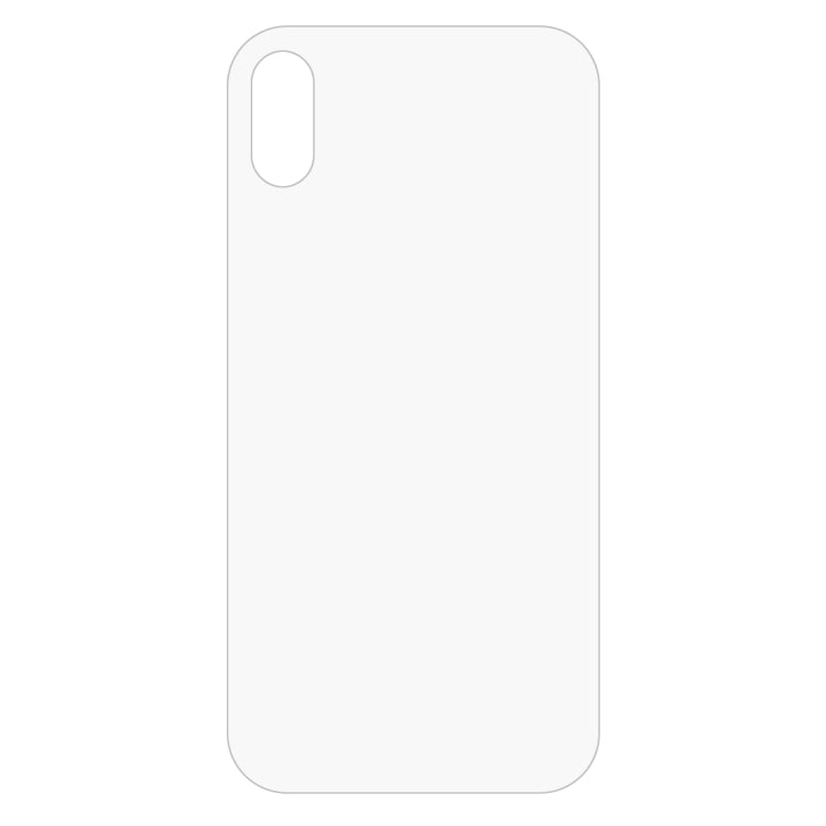 適用於iPhone X / XS 2.5D弧邊透明鋼化玻璃后膜
