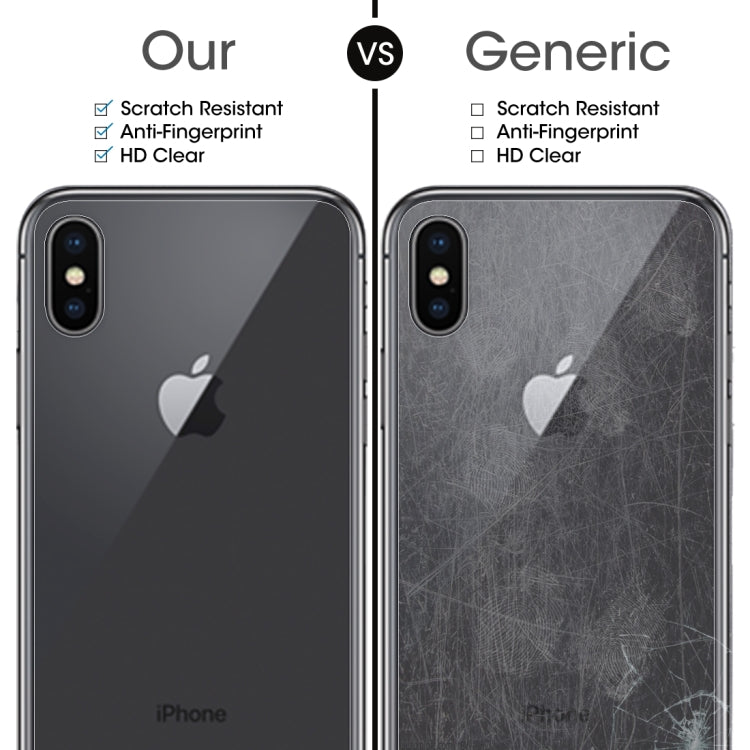 適用於iPhone X / XS 2.5D弧邊透明鋼化玻璃后膜