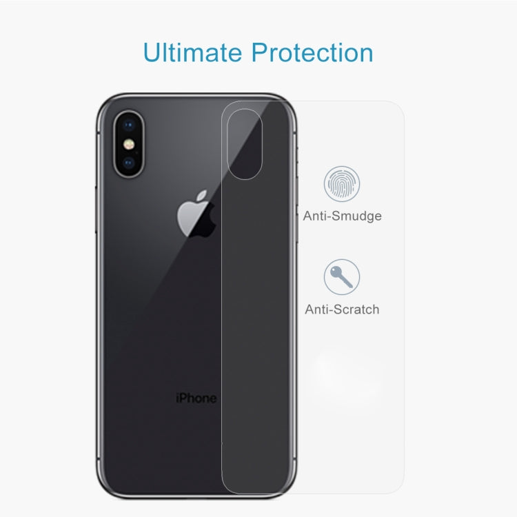 適用於iPhone X / XS 2.5D弧邊透明鋼化玻璃后膜