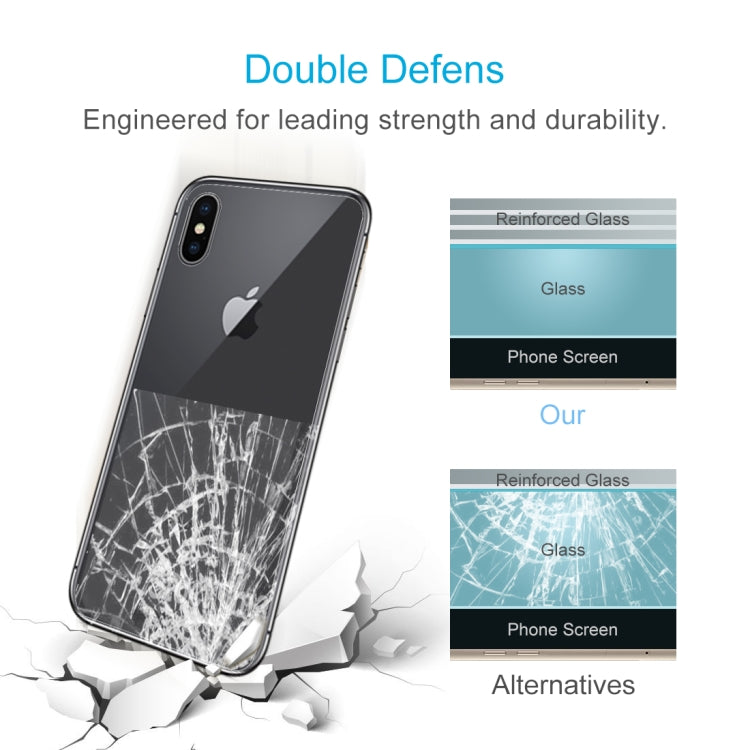 適用於iPhone X / XS 2.5D弧邊透明鋼化玻璃后膜