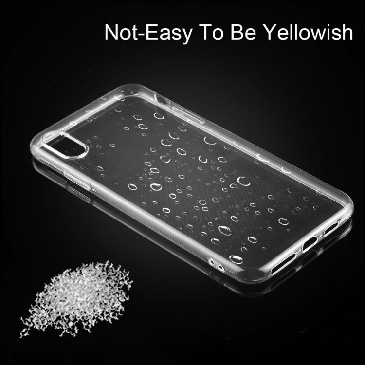 50pcs 適用於iPhone XS 0.75mm TPU超薄透明保護殼, iPhone XS(50pcs)
