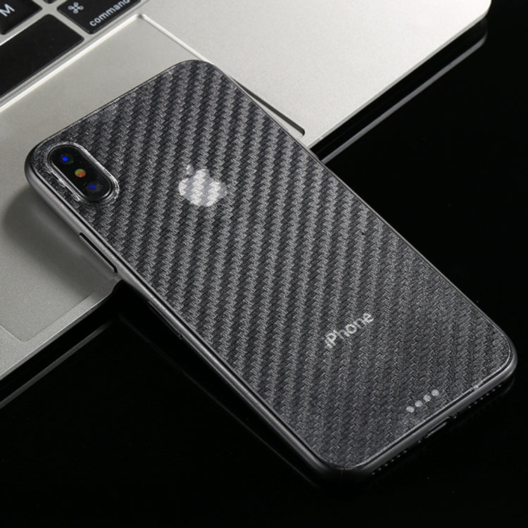 5.8寸 適用於蘋果iPhone X 0.01mm 碳纖維手機保護貼紙 后膜