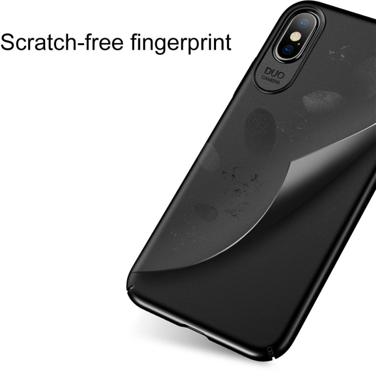 USAMS 簡系列   適用於iPhone X / XS   PC噴油防摔保護殼