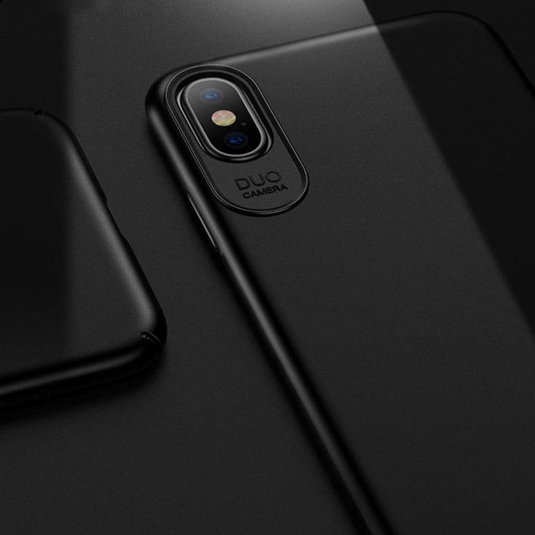 USAMS 簡系列   適用於iPhone X / XS   PC噴油防摔保護殼