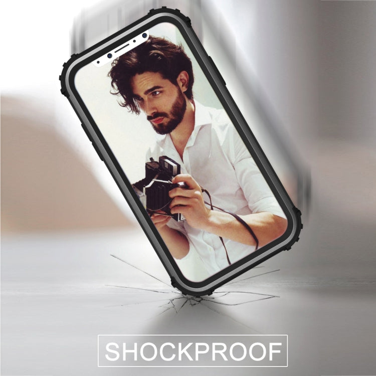 適用於iPhone X / XS   三合一 防摔 電鍍PC+硅膠 手機保護殼