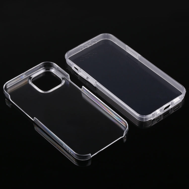 PC+TPU超薄雙面全包透明手機殼 適用於 iPhone 13 mini