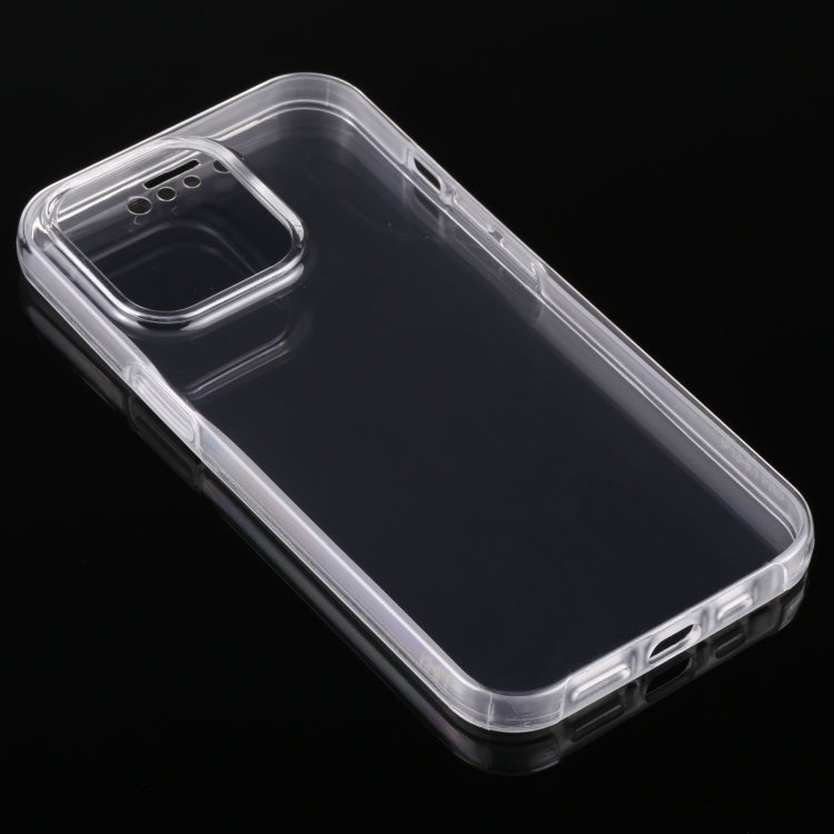 PC+TPU超薄雙面全包透明手機殼 適用於 iPhone 13 Pro