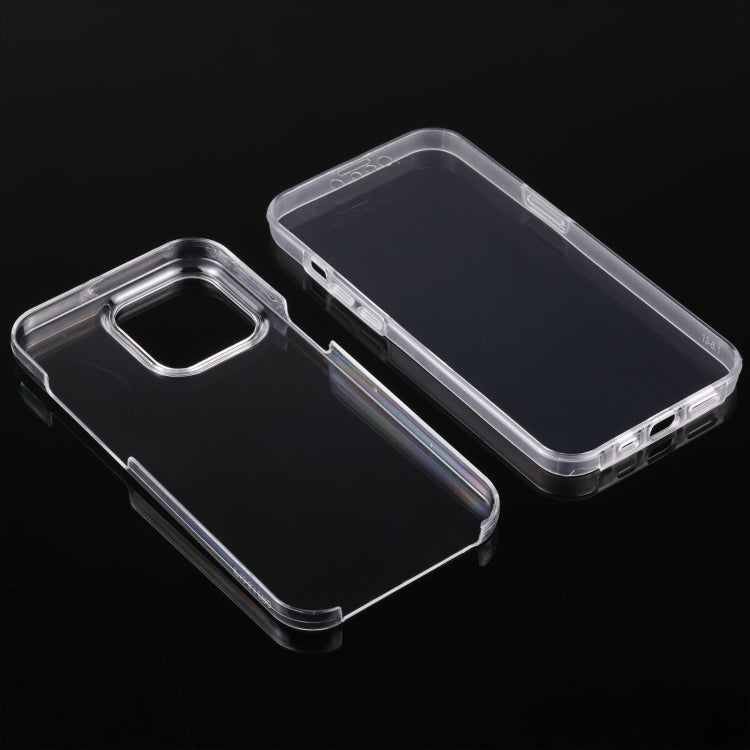 PC+TPU超薄雙面全包透明手機殼 適用於 iPhone 13 Pro