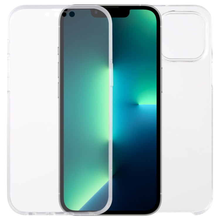 PC+TPU超薄雙面全包透明手機殼 適用於 iPhone 13 Pro Max
