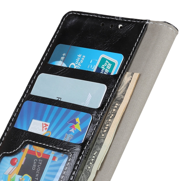 適用於iPhone 11 Pro Max 復古瘋馬紋左右翻蓋皮套 帶支架&卡槽&相框&錢包