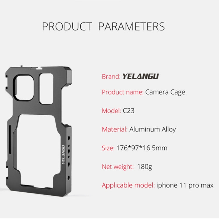 野狼谷YELANGU C23適用於 iPhone 11 Pro Max兔籠+殼
