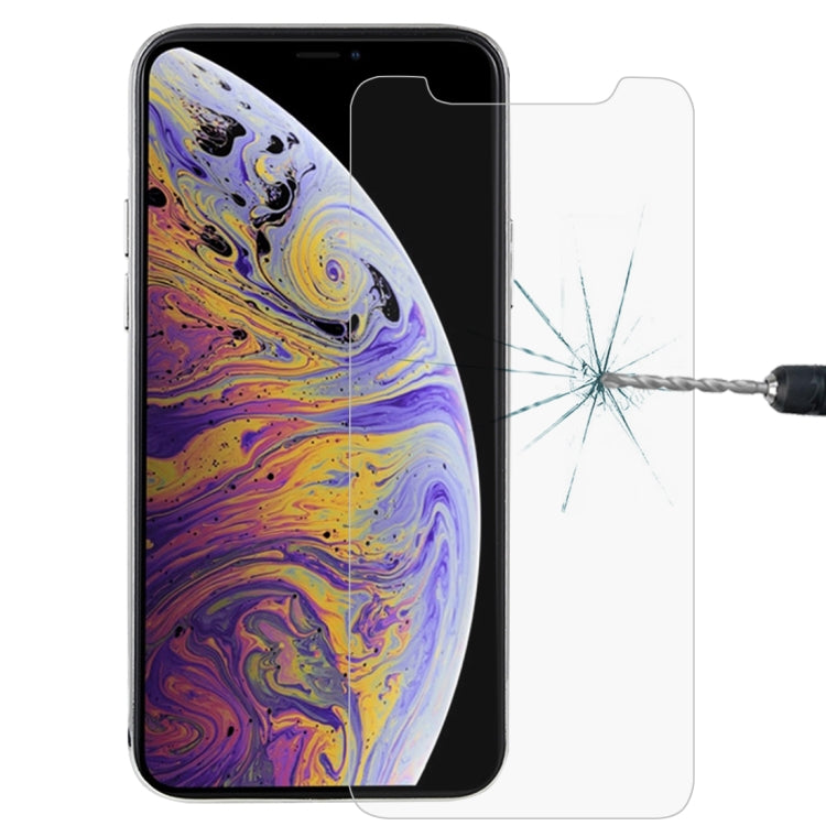 0.3mm厚度2.5D 9H高清半屏鋼化玻璃膜 適用於iPhone 11 Pro Max / XS Max