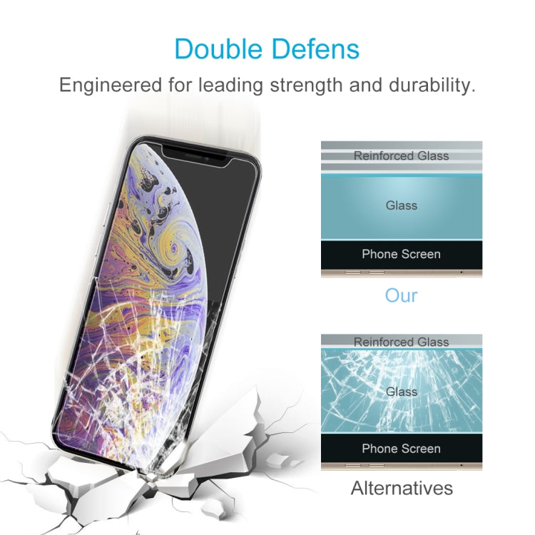 0.3mm厚度2.5D 9H高清半屏鋼化玻璃膜 適用於iPhone 11 Pro Max / XS Max